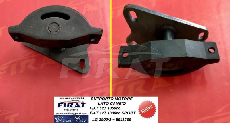 SUPPORTO MOTORE FIAT 127 1050 1300 LATO CAMBIO (3900/3)